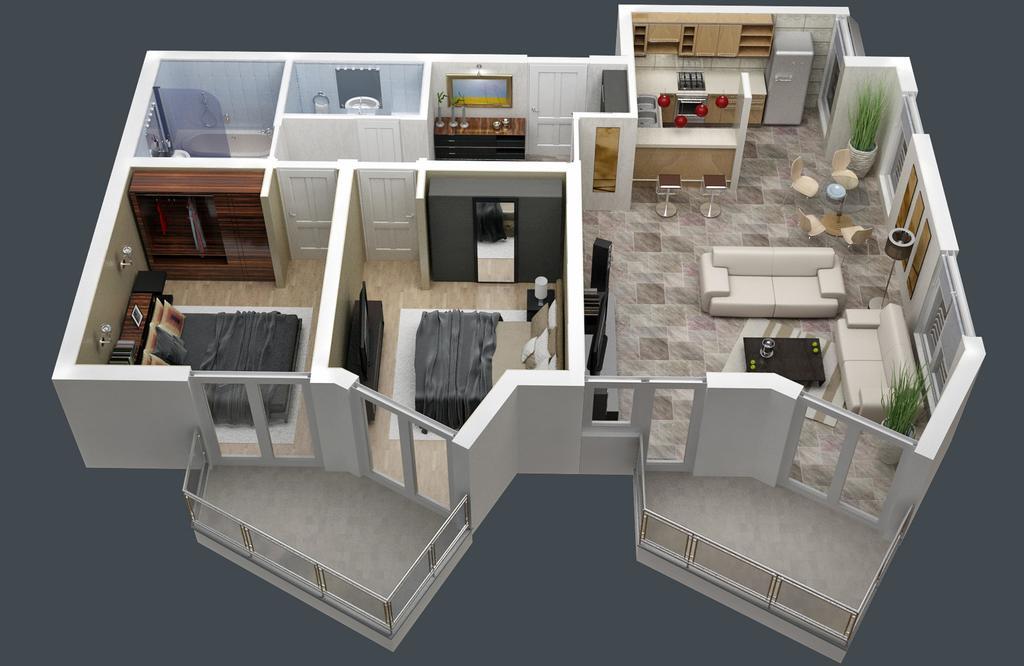 Apartments Coral Kotor Rom bilde